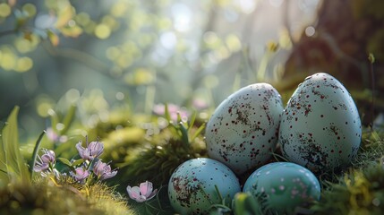 Fototapeta na wymiar Easter eggs.