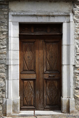 Old door - Saint Maurice d'Ardeche - Ardeche - France
