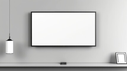 A realistic illustration of a modern 4K TV