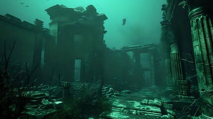 Submerged Ruins Exploration./n