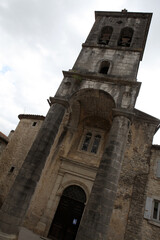 Fototapeta premium Church - Église Saint-Pierre-aux-Liens - Labeaume - Village de France - Ardeche - France