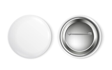 badge mockup.  Vector illustration
