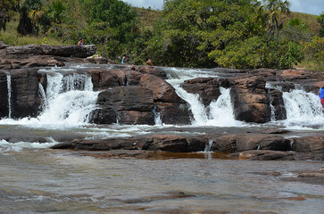 waterfall on the river