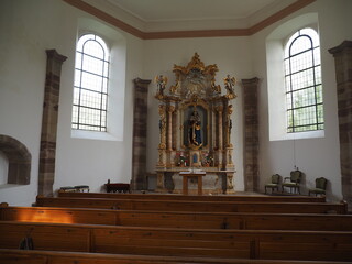Klosterruine Gräfinthal im Mandelbachtal - Marianischer Wallfahrtsort seit dem späten Mittelalte 