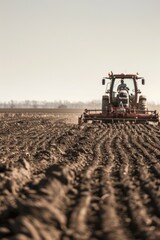 Fototapeta premium Agricultural scene, ideal for farming concepts