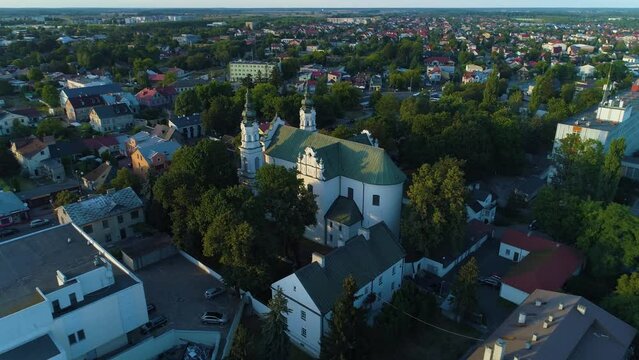Roman Catholic Church Nmp Biala Podlaska Kosciol Aerial View Poland