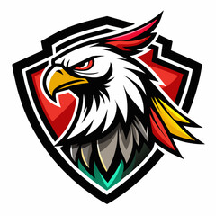 vector-colorful-eagle-logo-black-and-white