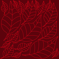 Leaves Design Reds