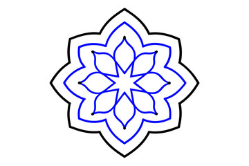 arabic-pattern-in-blue-color-vector-illustration.