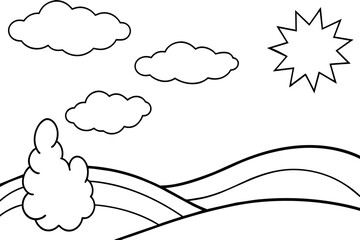 photo-of-a-perfect-blue-sky vector illustration