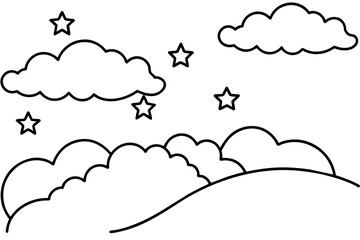 photo-of-a-perfect-blue-sky vector illustration