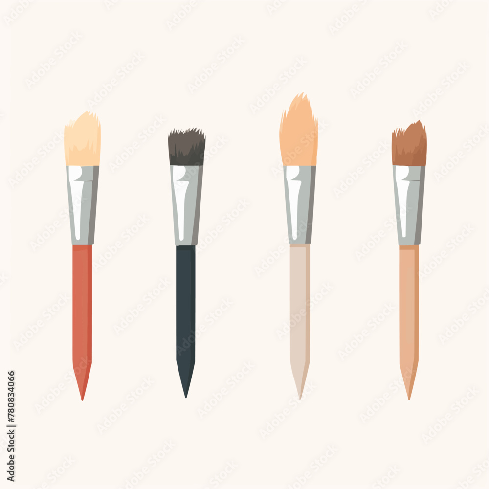 Poster palette | minimalist and simple set of 3 line white background - vector illustration