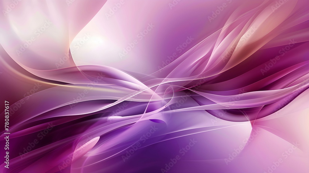 Wall mural abstract background with smooth shapes