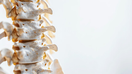 Straight Vertebral Column at left Edge of Image