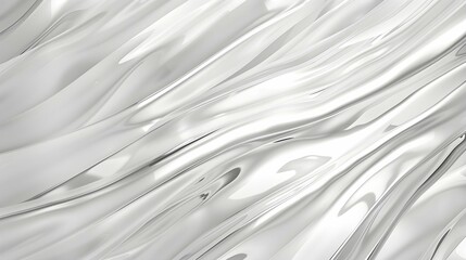 Abstract white chrome lines background