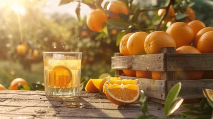  A Refreshing Glass of Orange Juice. © MP Studio