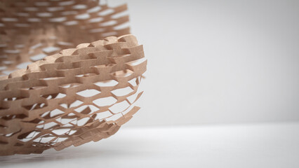 Papier Verpackungsmaterial boho deko natur schlicht hintergrund detail abstrakt