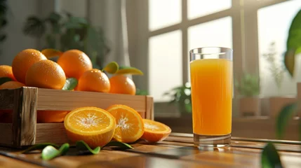  A Glass of Fresh Orange Juice © MP Studio