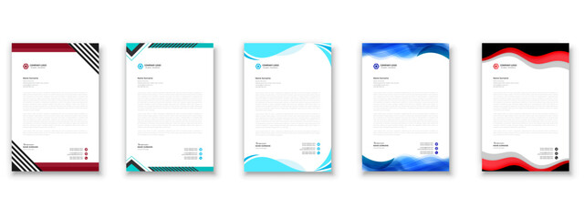 corporate letterhead design  creative modern letter head design template for your project.
letterhead, letter head, Business letterhead design.
