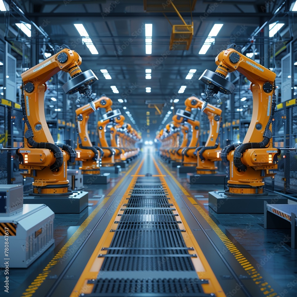 Poster advanced manufacturing hub, where electrical engineering meets ai optimization, robotics and higheff