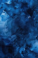 Detailed view of a painting with blue paint, suitable for artistic concepts - obrazy, fototapety, plakaty