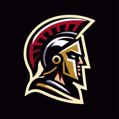 Spartan Sports Mascot Vector Logo: Bold, Warrior Spirit Design for Teams & Brands