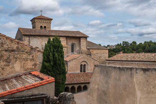 Cathar abbey of Saint Hilaire in the south of France