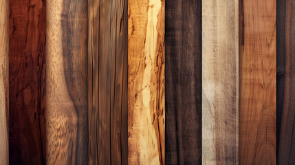 Assorted wood planks, background
