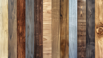 Assorted wood planks, background