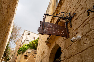 Silent City, Mdina, Malta, sunny day - 780853642