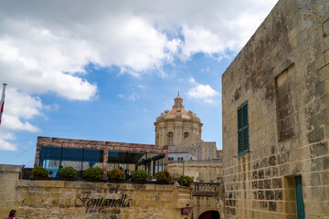 Silent City, Mdina, Malta, sunny day - 780853875