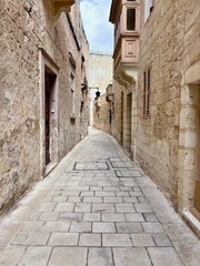 Silent City, Mdina, Malta, sunny day - 780854034