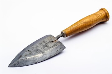 German style lute isolated on white background