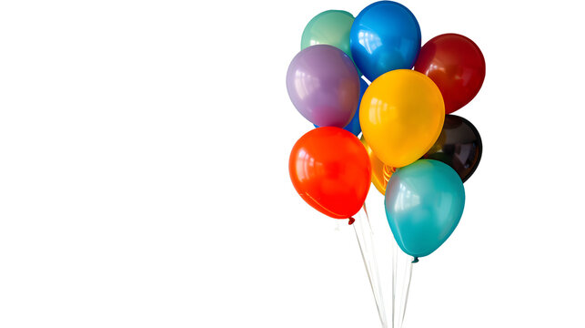 Fototapeta A bundle of colorful balloons