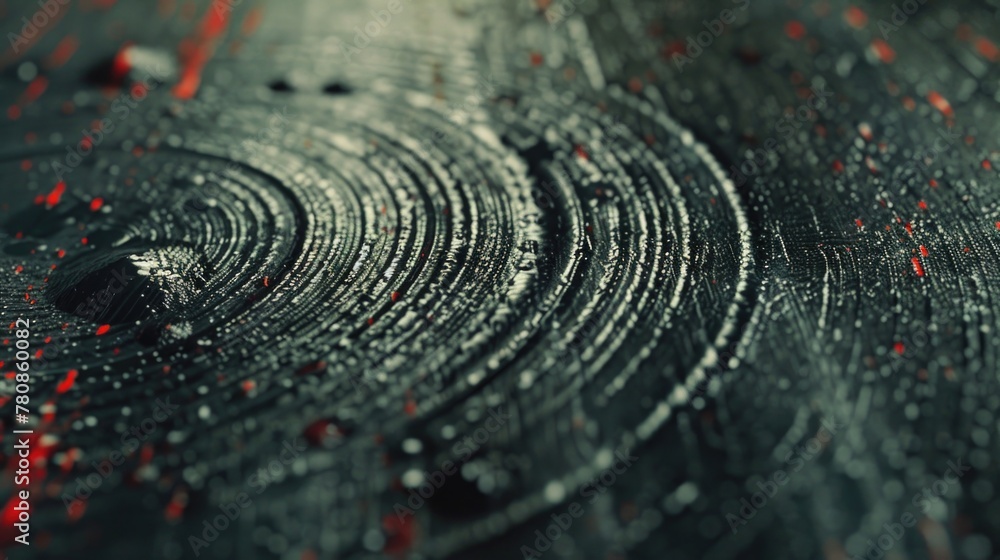 Poster close up of water droplets on a surface. suitable for various projects