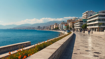 Saranda embankment Albania