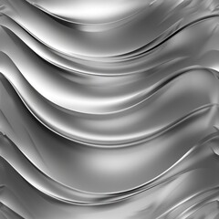 A modern silver background with sleek wavy lines. Suitable for tech or business concepts