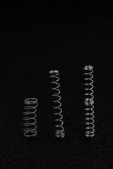 Three different types of springs