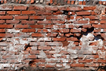 old brick wall brown color for background or texture