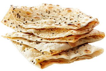 Stack of Lavash With Black Pepper