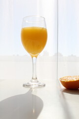 glass of orange juice