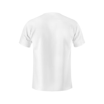 An image of a white soccer shirt jersey isolated on a white background