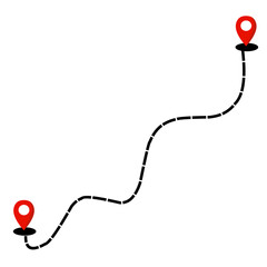 Route Map Pin