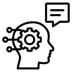 Robot Assistant  Icon Element For Design