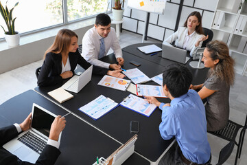 Business people at meeting in office