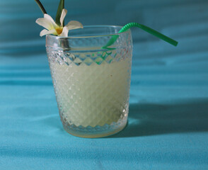 glass of milk cocktail