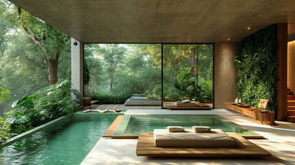 Green Oasis Haven. Modern Luxury Living