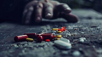 drug addiction  - obrazy, fototapety, plakaty