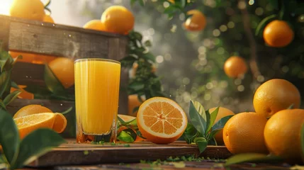  A Refreshing Glass of Orange Juice © MP Studio