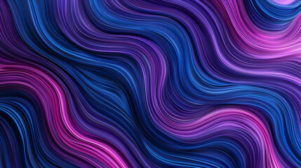 Obraz premium Vibrant digital illustration with smooth waves in blue and purple hues for modern designs